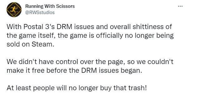 《喋血街头3》太烂开发商都看不下去 已从Steam下架停止销售
