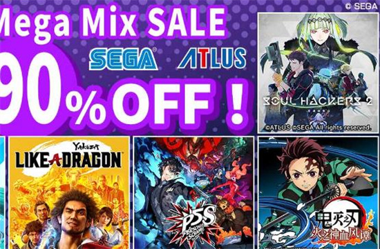 低至1折！ Steam平台“SEGA Mega Mix SALE”促销活动进行中！