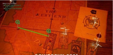 《哥谭骑士》猫头鹰之巢地图解谜什么是猫头鹰宫廷地图命令？