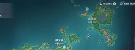 原神海祗岛的地图位置在哪