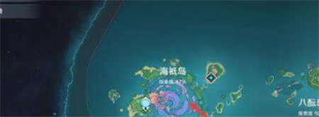 原神海祗岛的地图位置在哪